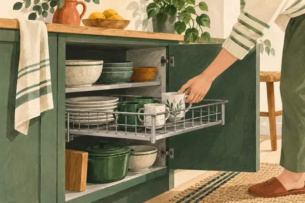 Placards : rapprocher les objets ou changer le rangement ?