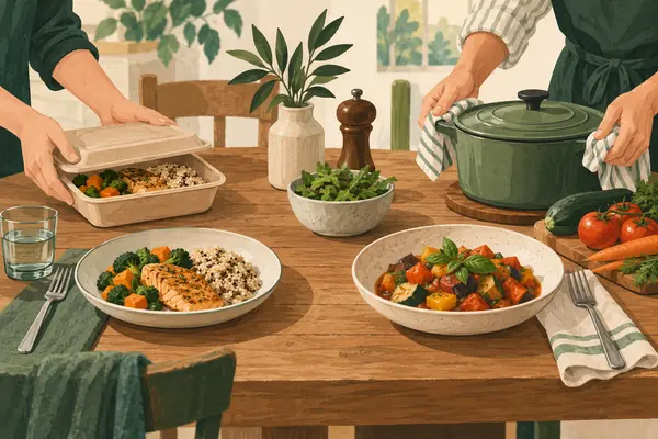 Repas à domicile : livraison ou préparation sur place ?